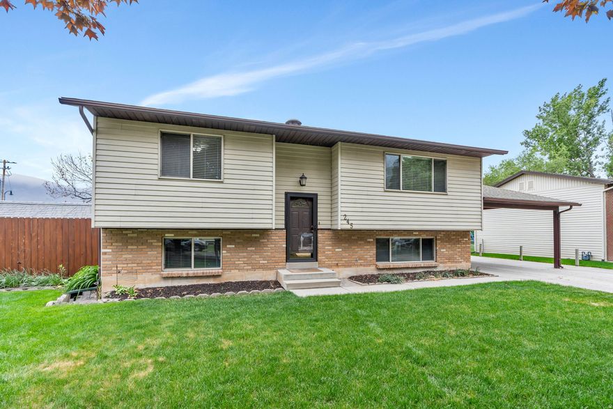 ***Open House Saturday May 9th from 12:00 - 1:30 PM*** MOVE IN READY, SINGLE OWNER, single family home that has been IMMACULATELY cared for. PRIVATE & LARGE .19 acre lot tucked on a dead end road in an established neighborhood. Amazing access to I-15, and TRAX. Minutes from the Meadows shopping center which highlights Target, Costco, Wal-Mart, and countless shopping and dining options. Remodeled, CUSTOM,  kitchen with designer floor-to-ceiling cabinetry that is equipped with spice rack cabinets & custom drawers for exceptional organization. The kitchen also features Quartz countertops, and Hard Surface/Laminate flooring.  EXPENSIVELY updated bathrooms with custom tile work & a quartz countertop vanity. Efficient floor plan featuring 4 bedrooms, 2 spacious living areas ideal for hosting and entertaining, plus an oversized laundry room with built-in cabinets and closets offering abundant storage.   Recently refinished deck with expensive COMPOSITE WOOD decking material for added luxury and longevity. NEW roof in 2024 for added peace of mind. The refrigerator, freezer, and storage shed are INCLUDED in the sale. Square footage figures are per county records. Buyer/Agent to verify.