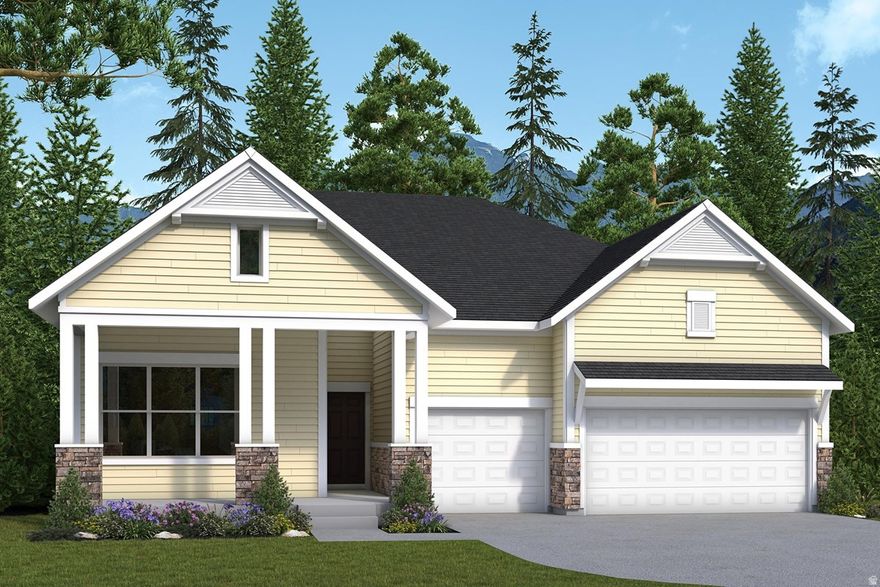 The Beringwood at Brixton Park- a luxury rambler style home (main floor living), with a full finished basement!  This home features great space for entertaining, as well as a nice size backyard with no backyard neighbors.  The home backs to community green space that will be landscaped with a walking trail, grass and shrubbery.  The home also includes a back property fence to separate the yard from the green space, front fencing and gate included with the build.  Home is estimated to be complete in July/August 2026.