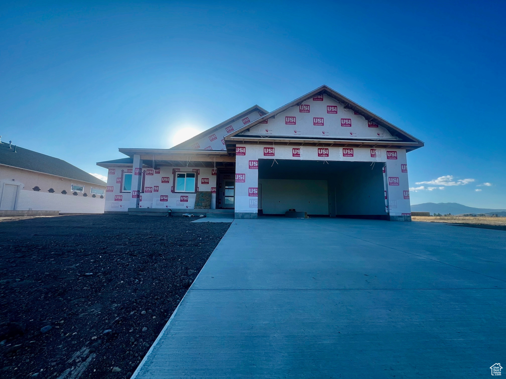 Beautiful, quality new construction in a brand new subdivision in Preston. Come see the extra time and attention to detail put into this home by one of the best builders around. 4 bedrooms, 2 1/2 bathrooms, huge open kitchen and family room and large bedrooms. Some of the features are: quartz countertops, triple pane windows, insulated garage, upgraded insulation throughout, LED lighting, covered patio, and even a shed in the backyard for extra storage. This is a must see!