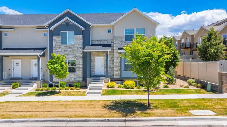 Beautiful, like-new townhome in a prime Spanish Fork location. This well-maintained home was built in 2021 and offers convenient access to shopping, restaurants, the canyon, and the freeway. Move-in ready with appliances included and perfect for a new homeowner or investor alike. Enjoy modern finishes and an open floor plan designed for easy entertaining. The home also features a spacious two-car garage and an unfinished basement, providing plenty of room for storage or future customization.