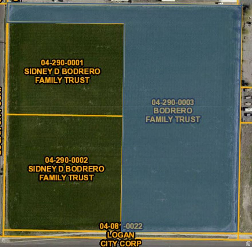 Acreage for sale in a prime location. Development opportunities in Logan city IP zone. Sale offering Includes 5.32 acres known as Lot 3 on the plat.