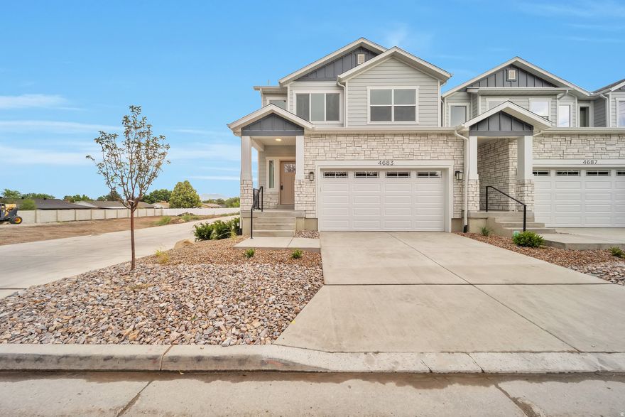 HURRY LAST END UNIT* COMPLETED IN FEB 2026* CHECK OUT THE SQ FOOTAGE AND PRICE PER SQ FT* FABULOUS ASPEN PLAN*  FEELS LIKE A SINGLE FAMILY HOME* 4TH BEDROOM* $10,000 LENDER INCENTIVE WITH PREFERRED LENDER* Beautiful ASPEN PLAN in Gorgeous Cypress Cove* This home has it all* And a secluded backyard with fencing and an additional green area behind* 9 ft ceilings on the main floor with huge entry, kitchen and familyroom* Upstairs boasts a LARGE Primary bedroom with dual sinks in the Primary bathroom with a walk in shower* 3 additional bedrooms and laundry* Finished large 4th bedroom in the basement* Common area with a pergola, and play area* Only 12 units* Close to Usana, schools and shopping* DONT MISS OUT!!