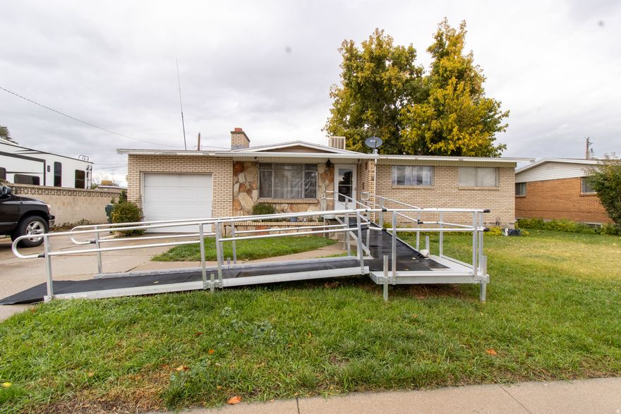 Fall in love with this immaculately kept 4-bedroom, 3-bath bungalow. Close to everything, but tucked away on a peaceful, quiet street. From the moment you step inside, you'll feel right at home with bright, welcoming spaces and plenty of room to grow. The main floor offers a comfortable living area and a spacious kitchen with great storage and natural light. Downstairs, you'll find a large family room perfect for movie nights, game days, or a kids' play space. Enjoy peace of mind with a newer furnace and central A/C (2023). The backyard features a big RV pad/ patio perfect for summer BBQs and handy storage shed. The yard is, also, surrounded by beautiful mature trees, offering shade and privacy all season long. This well-cared-for home is move-in ready and full of potential.  Square footage figures are provided as a courtesy estimate only and were obtained from County Records. Buyer is advised to obtain an independent measurement.