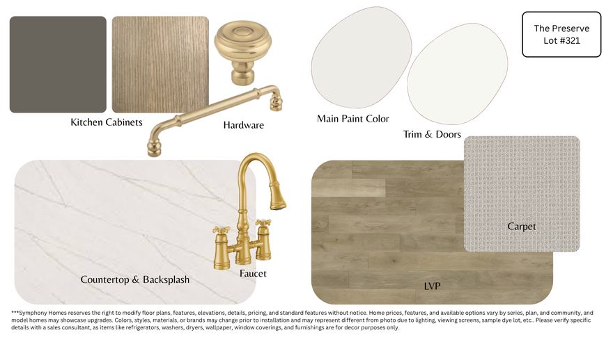 Lot 221 in The Preserve by Symphony Homes. (Estimated to be complete February 2026) Step into luxury with this stunning home designed for comfort, style, and functionality. The main-floor primary suite is a true retreat featuring a spa-like bath with a freestanding tub, double vanities, and a spacious walk-in closet complete with a custom closet butler system and stackable laundry. The chef's kitchen is sure to impress with ZLINE appliances, a built-in column refrigerator and freezer, and an expansive butler's pantry for extra prep and storage space. Downstairs, you'll find a beautifully finished basement with a private bath for each bedroom, a full wet bar, a huge game room, its own laundry, and an active radon system already in place. Throughout the home, thoughtful designer touches abound-ceiling beams, custom millwork, and a built-in mudroom bench create a timeless and high-end feel. Enjoy outdoor living on the covered deck, and don't miss the bonus room above the garage. The elegant iron front door sets the tone for everything you'll find inside.
