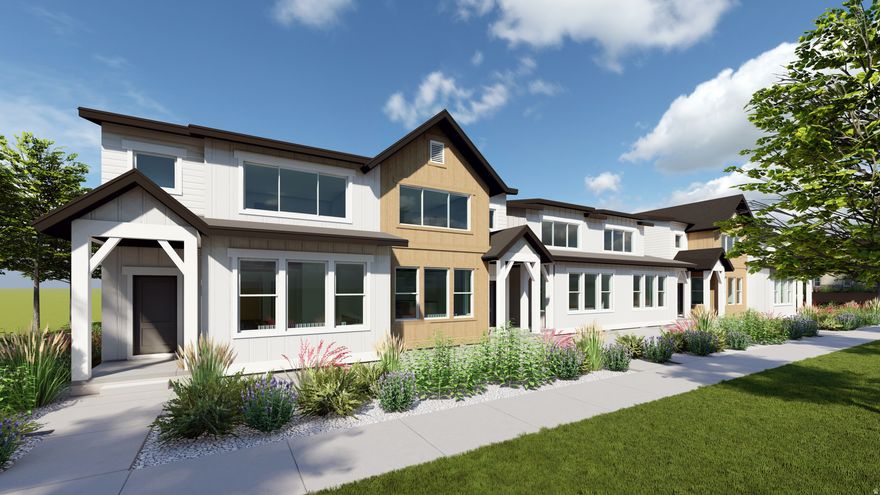The Valley at Wildflower - 3023  Residence 3. Offering up to $20,000 towards closing costs or ask about our lower rates when financing with our preferred lender! Estimated completion in July. This home offers 3 bedrooms, 2.5 bathrooms, unfinished basement, an attached 2-car garage. The main floor includes a kitchen complete with white craftsman-style cabinets, linen cream quartz countertops, and stainless steel appliances. Blinds are also included! The second floor includes a spacious owner's suite with a private bathroom, laundry room, two additional bedrooms, and a full secondary bathroom. Square footage figures are provided as a courtesy estimate only and were obtained from the builder. Buyer is advised to obtain an independent measurement. Interior photos are of same style of home, but not the actual home. Rendering is for illustrative purposes only.