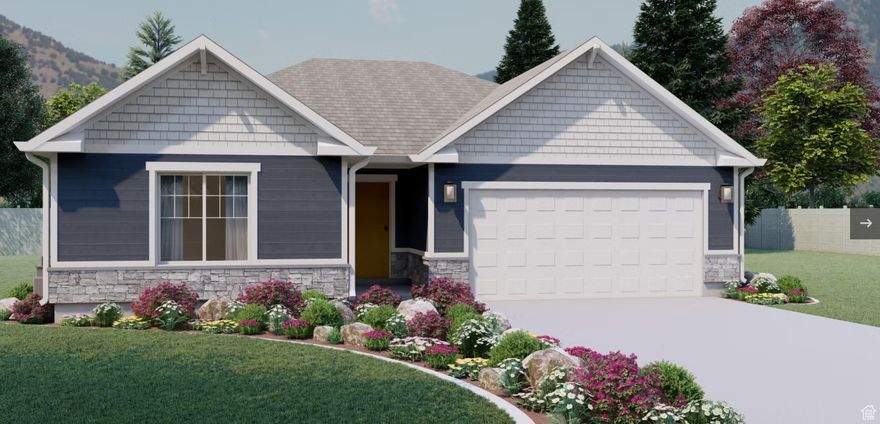 Beautiful 3-bedroom, 2-bath rambler currently under construction, with an estimated completion by the end of December! This spacious home features 9' ceilings, a bright, open great room, and a well-designed kitchen with an extra-large pantry-perfect for entertaining or everyday living. The unfinished basement offers plenty of room to grow and make it your own. Situated on a desirable corner lot, this home includes partial fencing and front yard landscaping for added curb appeal.  Don't miss the opportunity to make this beautiful new home yours just in time for the new year!