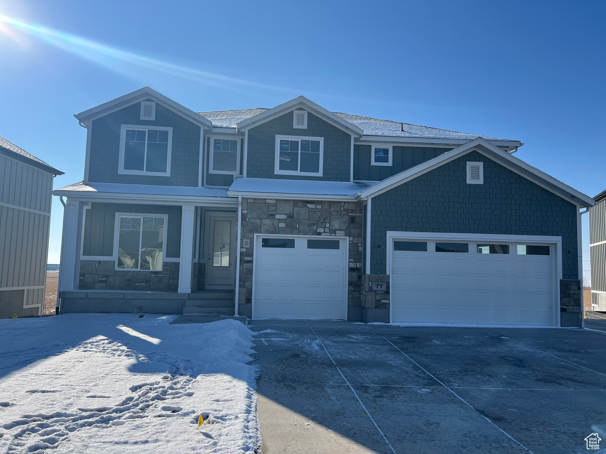 Amazing home about 45 days from completion, open floor plan, amazing views, fireplace, daylight basement apartment.   Square footage figures are provided as a courtesy estimate only and were obtained from Building Plans .  Buyer is advised to obtain an independent measurement.