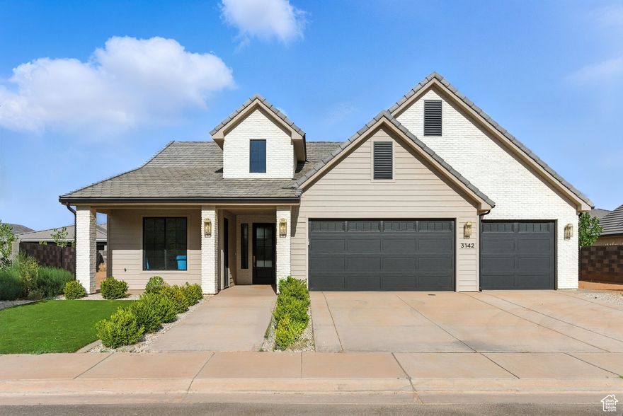 Tradition meets modern living in this Copper Rock North Slope home with high-end finishes, Bosch appliance package, modern kitchen, open concept floor plan with 4 bedrooms, 2 full baths, triple garage located near championship golf, Sand Hollow reservoir, ATV dunes, and hiking. State & world class National Parks within an easy day trip.