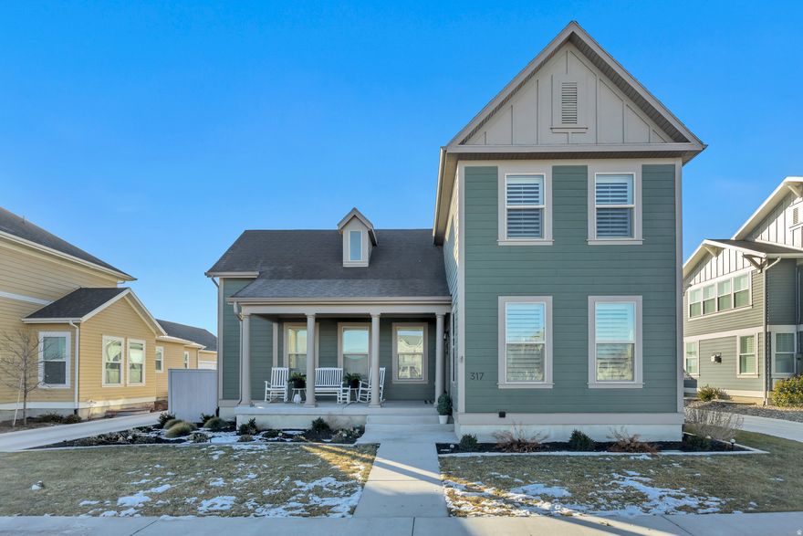 Luxury living with basement layout for a Potential ADU (NEEDS CITY APPROVAL)! This 2-story home features MAIN FLOOR LIVING with a dedicated office. The primary suite offers a freestanding tub, walk-in shower with tile surround, double vanity, and walk-in closet. The gourmet kitchen includes DOUBLE OVENS, a built-in gas range, an oversized island with built-in storage and quartz countertops, a spacious walk-in pantry, and LVP flooring throughout. The oversized 3-car garage with an EV charging station provides room for vehicles plus storage, with additional RV PARKING on the side. Upstairs, you'll find 2 bedrooms, each with a private full bath and walk-in closet. The basement features a 2-bedroom, 1-bath mother-in-law (with potential to be an ADU with City Approval) with its own exterior entrance and laundry hookups. An additional bedroom and full bathroom in the basement are separate from the mother in law and accessible to the main living area. Square footage figures are provided as a courtesy estimate only and were obtained from county records. Buyer is advised to obtain an independent measurement.