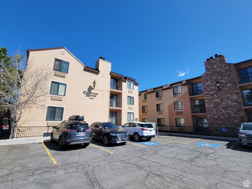 Amazing Buy! Charming Condo at Carriage House in the Prospector area of Park City. Brand New Carpet and Paint give it a fresh, clean, like new feel. This sparkling clean, one-bedroom unit and a full kitchen with oven, stove, fridge, and microwave. Very spacious, yet simple floor plan. Plantation shutters, very private. Heated Pool and hot tub are close by as this unit is on main level.  Incredible location, right on Bus route and access to all of Park City's amenities!  Has off-street parking and laundry facilities. It is on Park City's free bus route and convenient to shopping, dining, and entertainment. Walk across the street to the Rail Trail for hiking, biking, cross-country skiing, and snowshoeing.