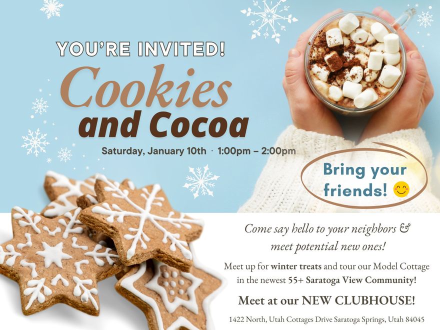Join us Saturday, 1/10/26, from 1:002:00 PM for a New Year's neighborhood get-together at The Cottages! Enjoy tasty treats, connect with neighbors, and meet future friends. Afterward, tour our MOVE-IN-READY homes. Bring a friend and enjoy the afternoon! MOVE IN READY! Enjoy easy living in this move-in ready, main-floor home in Saratoga Springs' newest 55+ community! This is the last 3-bedroom, 2-bath home in Phase 1, and it features zero-step entry, true single-level living, and our most popular floor plan.  Everything is designed for comfort and convenience with no stairs, no yard work, and no snow shoveling. All exterior maintenance, landscaping, and snow removal are taken care of for you. A brand-new clubhouse just opened, giving you a great place to gather, relax, and enjoy community events. Quiet location, close to dining, shopping, parks, and trails. This is the perfect place to enjoy life your way.