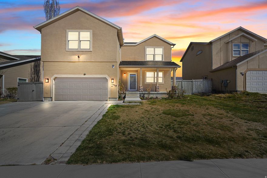 OPEN HOUSE SATURDAY, MARCH 28th from 11 AM to 1:30 PM!  Welcome home to this stunning property in Lone Tree! Step into a beautifully designed entryway/living room. The kitchen is gorgeous with knotty alder cabinets, brand new quartz countertops, stainless steel appliances including LVP (luxury vinyl plank) flooring. Retreat to the spacious master bedroom with vaulted ceilings and amazing valley/mountain views, complete with its own ensuite partially remodeled master bath and a walk-in closet, providing you with all the comfort and storage you need. Large fully fenced yard with patio that is perfect for entertaining family and friends. Additional features include: RV parking, cold storage room, new tankless water heater (about 6 months new), new water softener (about 6 months new), new HVAC (about 1 year new), brand new carpet (1 month new), newer LVP flooring (2 years new), brand new quartz counters in kitchen and brand new granite in bathrooms (1 month new). Why go through the hassle of building when you can move into this fantastic, move-in-ready home!? NO HOA (no monthly fees, ridiculous rules, or huge HOA transfer fee). Nestled along the western side of the Lake Mountains, Lone Tree not only provides big views, but an escape from the big city while enabling its residents to feel a strong sense of community. This is achieved by Lone Tree's close proximity to trails, schools, and multiple nearby parks. Enjoy the nearby amenities, such as shopping centers, numerous dining options, movie theaters, museums, golf courses, and Utah Lake. Only 5 minutes to the brand new Desert Sky Elementary school. Square footage figures are provided as a courtesy estimate only and were obtained from the county records. Buyer is advised to obtain an independent measurement. Owner/Agent.