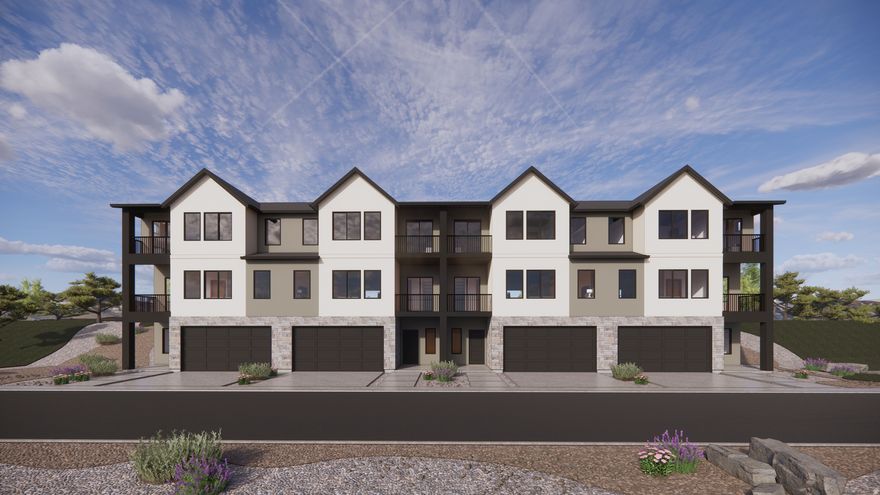 This Overton townhome backs the mountain and has THE. BEST. VIEWS. Open layout with privacy at the back patio and views from the front balconies! Main floor has room for future bedroom and bathroom. Huge kitchen island that sits perfectly between the family room and dining room. Ask me about our generous home warranties, active radon mitigation system and Smart Home package which are all included in this home. $6,000 towards closing costs using our preferred lender. Actual home may differ in color/material/options. Pictures are of finished homes of the same floor plan and may contain options/upgrades/ decorations/ furnishings not available at the advertised price. No representation or warranties are made regarding school districts and assignments; conduct your own investigation regarding current/future school boundaries. Buyer to verify all information. Sales office hours are Monday, Tuesday, Thursday, Friday, and Saturday from 11:00am-6:00pm. Wednesday from 1:00pm-6:00pm