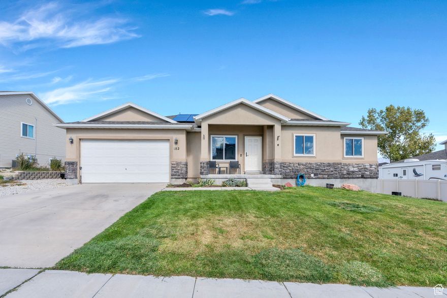 The south end of Saratoga Springs has the peace and quiet you like, but still has the lake and mountain views and is still a 5-10 minute drive from all that is new and exciting about the city.   There is some new paint and some new flooring and has great parking.  There is some room for build out the rest of the basement the way you want it.  Great walk out entrance to the back yard. PS, don't forget about the solar panels!!!