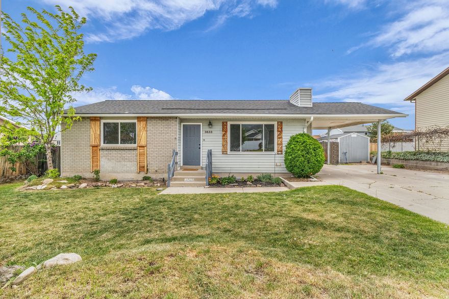 This beautifully updated 5-bedroom, 2-bathroom home is completely move-in ready. Featuring an updated kitchen, updated bathroom,  a brand-new downstairs bath, fresh paint, new trim, and new flooring throughout. Newer roof (6 months old) and windows (2 years old) add peace of mind. Enjoy evenings on the covered deck in the spacious, private backyard. Don't miss this opportunity!