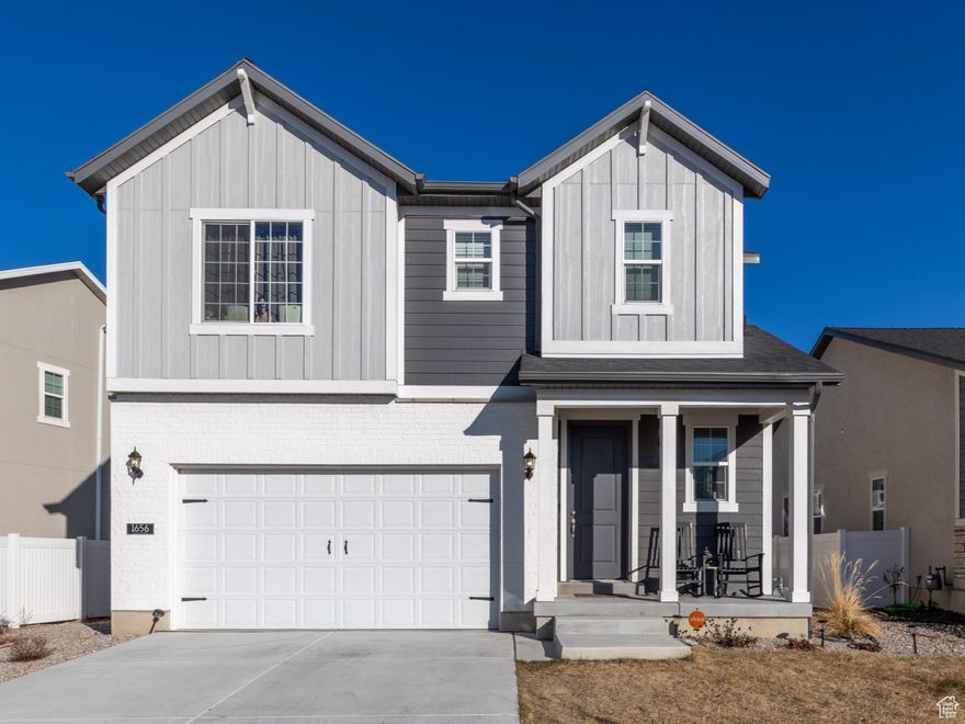 ***PRICE IMPROVEMENT!***Discover Your Dream Family Home: Spacious 4 Bed, 2.5 Bath Haven with Untapped Potential! Are you searching for a home that perfectly blends comfort, space, and the opportunity to personalize? Look no further! This stunning two-story residence offers everything your growing family needs, with the added bonus of an unfinished basement waiting for your creative vision. * Spacious Living: Four generously sized bedrooms, including a primary suite with attached bathroom and walk-in closet. Ample space for everyone to relax and unwind. * Modern Comfort: 2.5 bathrooms ensure convenience and eliminate morning rush hour stress. * Open Layout: The main floor boasts a seamless open layout, integrating the kitchen, living space, and dining area for effortless flow and interaction, perfect for entertaining.  * Chef-Inspired Kitchen: Updated appliances, granite countertops, and ample cabinet space. * Outdoor Enjoyment: Enjoy a partially fenced yard, great for pets and children, with mountain views and beautiful sunsets. * Modern Finishes: Built in 2022, this home boasts all modern finishes throughout. * Convenient Location: Close proximity to schools, parks, bike trails, and shopping. This is more than just a house; it's a place where memories are made, and dreams come true.  Take the Next Step and Schedule a Showing to see this beautiful home for yourself!  Square footage figures are provided as a courtesy estimate only and were obtained from County Records. Buyer is advised to obtain an independent measurement, and verify all information.  VA Assumable Loan 5.5%