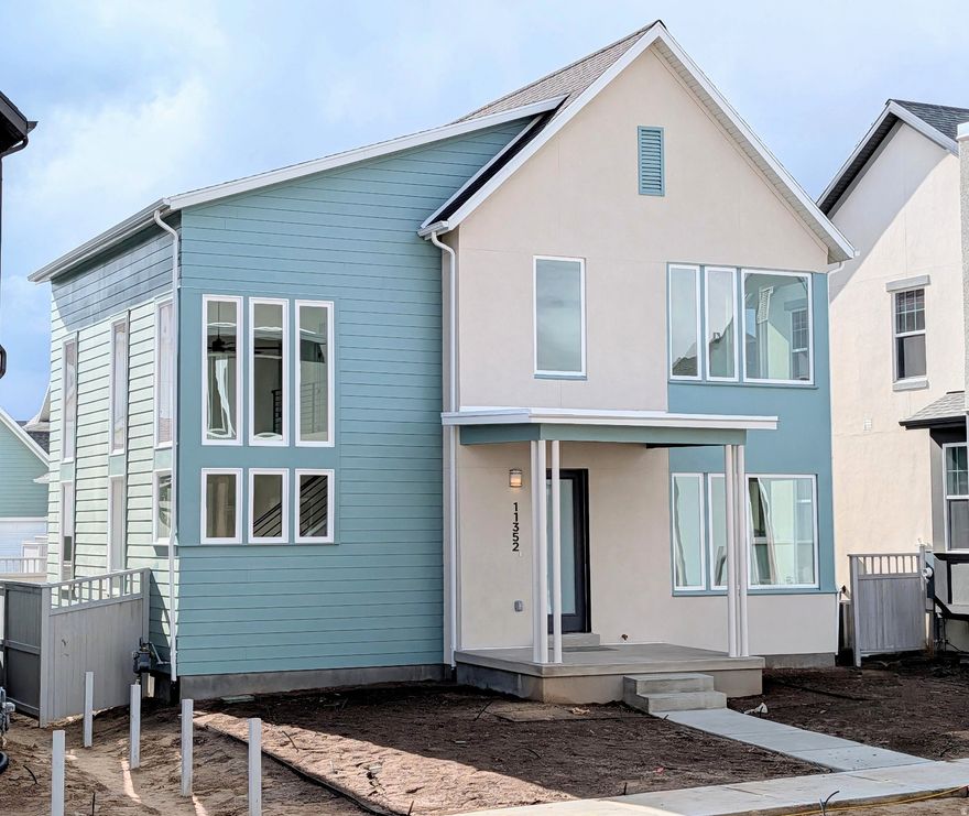 Just Completed brand new home of the popular Innovator plan! Priced with high-end, designer upgrades throughout. Featuring a gourmet kitchen with upgraded cabinets, sleek quartz countertops, and 9ft ceilings on all levels, this home is designed for both comfort and style. The open-concept layout boasts a spacious great room seamlessly connecting to the dining area and kitchen, perfect for entertaining. The main level also features a private office, a convenient butler's pantry, and easy access to the fenced backyard, ideal for outdoor gatherings. The expansive Primary bedroom has a generous walk-in closet and a spa-like en-suite bathroom, complete with a separate stand-alone tub and a sleek shower. With plenty of additional features, this home offers both comfort and style at every turn.