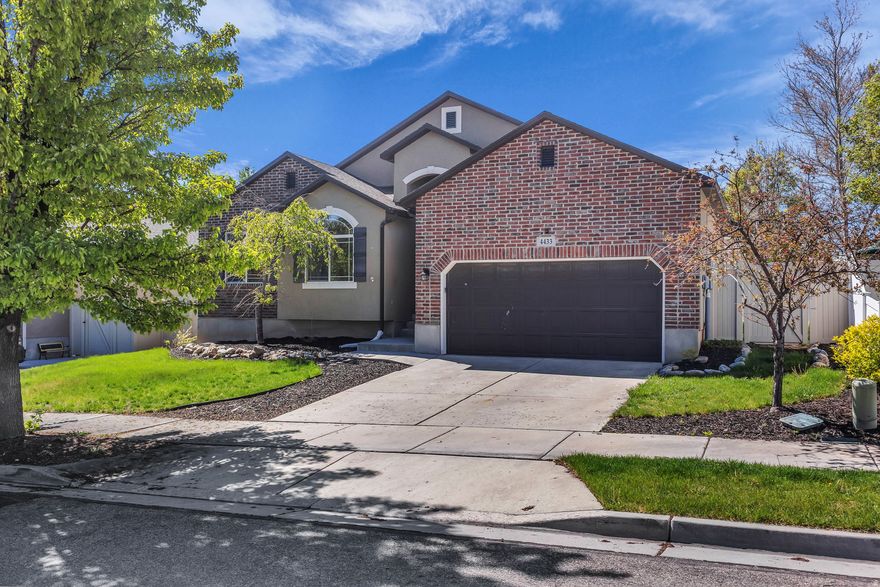 Welcome home to this bright and inviting 5-bedroom, 3-bathroom rambler, perfectly situated in a quiet, friendly Riverton neighborhood. Boasting 2,900 sq. ft. of meticulously updated living space, this home feels brand new from the moment you step inside.  The main floor features an open-concept layout with vaulted ceilings, fresh flooring, and a chef-inspired kitchen complete with brand-new cabinets and stainless steel appliances. Retreat to the spacious primary suite or enjoy the convenience of main-floor laundry. The newly finished basement offers a massive second family room, two additional bedrooms, and a stylish new bathroom-ideal for a theater room, gym, or guest suite.  Step outside to a fully fenced, private backyard with mature trees and a patio perfect for summer BBQs. Located just minutes from Mountain View Village, The District, and top-rated Jordan District schools, this home offers the perfect blend of suburban peace and urban convenience.  Buyer/buyer's agent to verify all listing info.  Square footage figures are provided as a courtesy estimate only and were obtained from county records.  Buyer is advised to obtain an independent measurement.