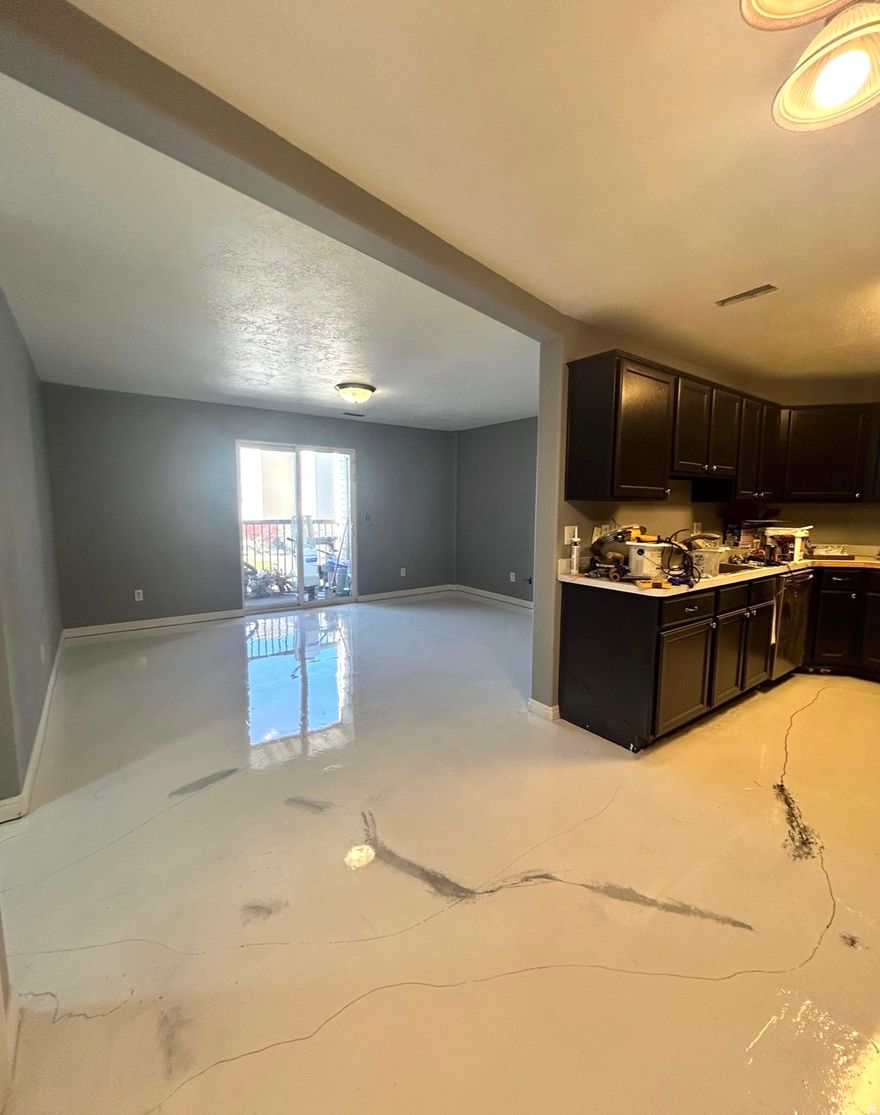 This sought after middle unit is in the best location for the complex. It is in the building closest to the clubhouse, pool, large park and visitor parking. This well maintained condo has very large bedrooms, updated lighting, a laundry room, dishwasher, and lots of extra storage. It is close to shopping, schools and other amenities.  Upgraded kitchen, countertop, appliances, flooring and bath tubs. Easy showing. Vacant now ( still remodeling until 5/1/2026.  Schedule showing start 5/2/2026.