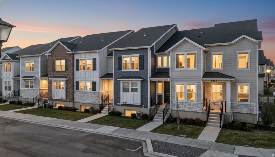 Welcome to this beautifully designed 4-bedroom townhome located in the desirable Willow Point community in Lehi. With an open-concept main living area that feels more like a single-family home, this property offers space, comfort, and versatility rarely found in townhome living.  The main level features a bright and inviting living room that flows seamlessly into the kitchen and dining areas-perfect for everyday living and entertaining. The finished basement adds incredible value, offering a second living space, a fourth bedroom, and a fourth bathroom, ideal for guests, a home office, or multigenerational living.