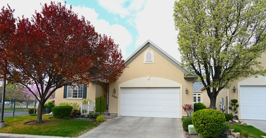 Welcome home to 11948 S. Cottage View Lane - a thoughtfully updated residence where the details have already been handled for you. Recent improvements throughout make this home truly move-in ready, featuring fresh paint, new carpet, updated tile, and refinished hardwood flooring that give every room a sophisticated feel. The kitchen and living spaces shine with new appliances, updated hardware and light fixtures, adding a modern touch that compliments the home's classic finishes - including soaring high ceilings and elegant crown molding. Mechanicals have been well-maintained: the AC was replaced five years ago, and the furnace and water heater are just ten years old. Even the driveway has received professional enhancements, adding to the home's beautiful exterior appearance. Ample storage space. The location is hard to beat. Situated near Juan Diego High School and just minutes from Draper's best shopping, dining, and theaters, you'll have everything you need within easy reach. Seller related to agents.