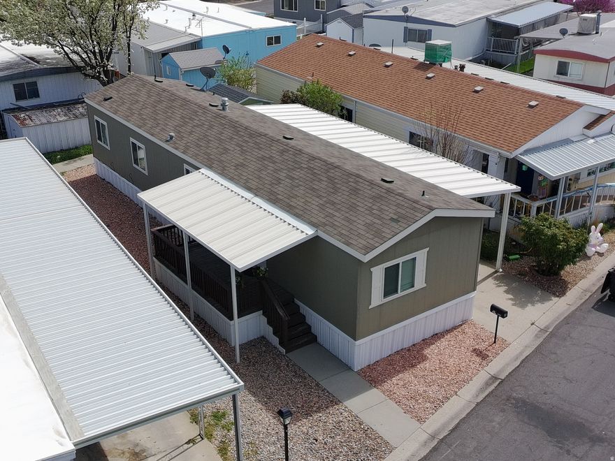 SELL WILL OFFER ONE MONTH OF SELLER-PAID LOT RENTAL with accepted offer. Manufactured 2015!!  Age matters with Mobile homes.  Now with Fiber internet options.  Ready to move it.   Relax on your patio and enjoy your summer.   WASHER & DRYER 3-years old (included).  Great location.  Dog park just around the corner in the park.   Pool, pool tables, gym and large library/community center are at the heart of this wonderful community.  Very clean and ready to move into!!  Gas stove!!  Buyer must qualify with Majestic Meadows prior to purchasing this home (park requirement).  Seller will share a home inspection from 2022.  There is a local lender who can help with a loan for purchase.  Square footage figures are provided as a courtesy estimate only and were obtained from previous listing (1825710) .  Buyer is advised to obtain an independent measurement.