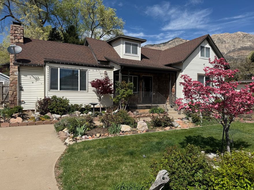 Lots of potential for someone with vision to personalize and make this North Ogden home their own. New plumbing, fully fenced, beautiful front yard flower beds. Huge living room with stone fireplace. Square footage figures are provided as a courtesy ESTIMATE .  Buyer is advised to obtain an independent measurement.