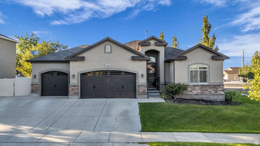 *** Huge Price Improvement *** Beautiful Home for Sale in Riverton  Fully Finished Basement! Don't miss this stunning home in a quiet Riverton neighborhood, featuring a completely finished basement and plenty of space for everyone! The main level open concept offers 2 spacious bedrooms, with beautiful plantation shutters, while the basement includes 3 additional bedrooms, making this the perfect setup for families, guests, or even a home office. Enjoy the bright and open layout where the family room flows seamlessly into the kitchen and dining area, ideal for entertaining or everyday living. The kitchen is a standout with granite countertops, raised cabinets, and beautiful tile flooring. Additional features include two-tone paint throughout, offering a warm and modern touch. All appliances were purchased in 2023. The driveway has been extended for RV parking. The HOA includes a clubhouse, pool and playground. This home is move-in ready with all the upgrades and space you've been looking for-schedule your showing today!