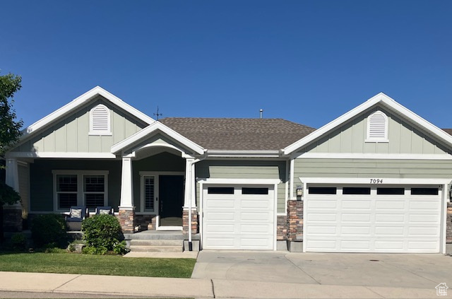 New Listing ! Incredible Craftsman style rambler located in a prime location within Cottonwood Heights! Minutes from shopping, restaurants, schools, parks and more! This home offers spacious & functional living with 4 Bedrooms/3 Baths, 3 car garage, Office/Den as well as a second family room in the basement. Large bedrooms and storage galore. Updated kitchen that with granite countertops, gas cooktop and range hood, large island for extra counter space and oversized pantry. Custom features include new LVP flooring, impressive fireplace, plantation shutters, covered entry, double sinks and walk in shower in master bath. Fenced and landscaped backyard with extended covered patio that provides a perfect spot for entertaining, Front porch offers wonderful mountain views..