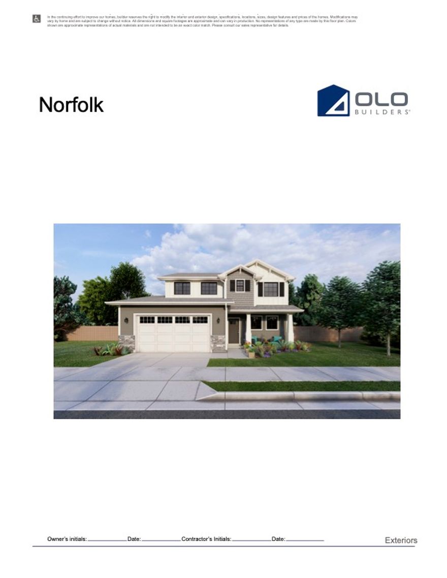 Builder Promotion until 1.15.2026 includes 1/2 off of unfinished basement, Just $28,500 to add the unfinished basement. Welcome home to the Norfolk by OLO Builders. This floor plan makes every inch count. The main floor boasts a spacious, open living area. The wide-open kitchen has a large island and pantry. Just off the kitchen is a drop zone (mudroom), half bathroom, and large laundry room. Up the u-shaped stairs hosts a loft/family room (which can also be built as a fourth bedroom), a large primary suite, two other bedrooms, two storage closets, and a full bathroom. The primary suite includes a spacious, walk-in closet with a window that provides a lot of natural light. This home also comes with a full, unfinished or finished basement*. A finished basement allows an additional bedroom, full bathroom, family room, and several storage closets, including a cold storage room.