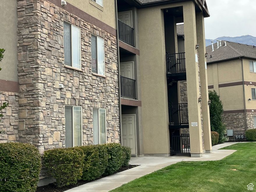 Fantastic Middle level condo in Pleasant Grove!!! This unit has 1,264 sqft, 3 bedrooms with 2 full baths. Very spacious living room with 2 ceiling fans, dining and kitchen. Master bedroom has a ceiling fan,  walk in closet, and a full bathroom attached. The 2 other bedrooms are on the other side of the floorpan and they share a nice full bathroom. Laundry is large and has additional storage. Unit has an outdoor storage on the patio. Community comes with playgrounds, pool, jacuzzi and club house.