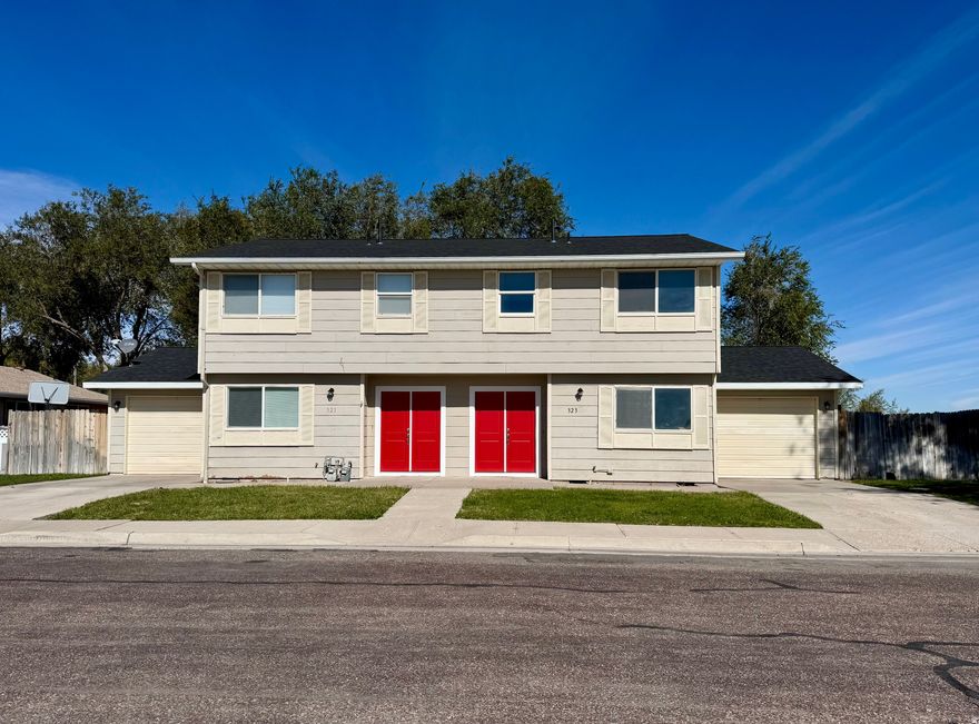 Updated duplex in a great location in Delta. Each unit is 3 bed/1.5 baths and includes laundry hookups in each side. Both sides include a 1 car garage and fenced back yard. Utilities are separate meters and tenants can pay all utility bills. FHA loans could be used if buyer was going to occupy one side (3.5% down payment). West side is updated and move-in ready. Work is still being finished up on the east unit. Both units are available to view. Great opportunity to buy a rental property in the Delta area!