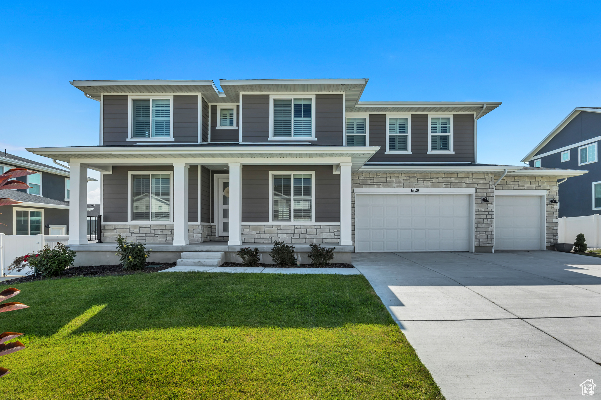 Welcome to your dream home in the heart of West Jordan! Perfectly situated near shopping, dining, entertainment, and just minutes from freeway access, this home is ideal for both commuters and those who work from home. Nestled in a highly sought-after neighborhood, it offers the perfect blend of convenience and comfort. Step inside and you'll be greeted by a bright, open floor plan filled with natural light streaming through large windows. The spacious kitchen is a chef's delight, featuring a walk-in pantry, upgraded cabinets, quartz countertops, and high-end appliances-all designed for both function and style. Whether you're hosting friends or enjoying a quiet evening with family, the open-concept layout is perfect for entertaining and everyday living. Upstairs, you'll find a versatile loft and generously sized bedrooms. The luxurious owner's suite is a true retreat, complete with double sinks, a relaxing soaking tub, a separate shower, and an expansive walk-in closet. Outside, enjoy a beautifully landscaped and fully fenced yard, ideal for gatherings, pets, or play. The oversized garage and RV parking provide plenty of space for all your vehicles, toys, and storage needs. Built with energy efficiency in mind and loaded with upgrades, this home combines modern design with smart living. Don't miss the chance to make this stunning home yours-schedule your private showing today! Square footage figures are provided as a courtesy estimate only and were obtained from county records. Buyer is advised to obtain an independent measurement.