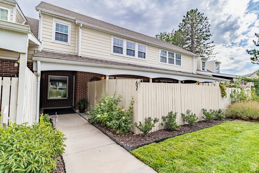 Welcome to this stylish and move-in ready townhome featuring all new bathrooms, kitchen, and flooring, along with modern finishes throughout for easy living and entertaining. The home is loaded with updates, including new Windows, new exterior and interior Doors, new furnace, new AC, new water heater, NEW ATTIC INSULATION, and a new garage door opener.  Inside, the kitchen has been fully updated with granite countertops, a free-standing oven, microwave, disposal, and walk-in pantry space. The upstairs laundry is conveniently located near all three bedrooms. Additional highlights include an owned water softener, ceiling fans, walk-in closet, and fenced outdoor area.  Step outside to enjoy your nice-sized covered patio surrounded by the beautiful sounds of nature.  The community is nestled in a park-like setting with a pond, streams, flowering shrubs, large trees, and natural rock landscaping-perfect for leisurely strolls with your dog or partner. You'll also enjoy access to a community clubhouse with pool, spa, and picnic area.