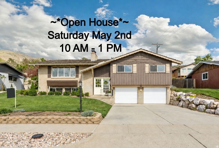 JOIN US FOR THE OPEN HOUSE! Saturday May 2nd 10am to 1pm - Welcome to 834 N 750 E, a well maintained home nestled in one of Bountiful's most desirable neighborhoods. Known for its tree-lined streets and proximity to the mountains, this location offers the perfect blend of convenience and charm. Step inside to find a warm and inviting layout filled with natural light, comfortable living spaces, and timeless character. The home features spacious bedrooms, a functional kitchen, and flexible areas perfect for everyday living, entertaining, or working from home. Outside, enjoy a peaceful yard with mature landscaping-ideal for relaxing evenings, gardening, or hosting gatherings. With nearby access to parks, schools, shopping, and quick freeway access, everything you need is just minutes away. Whether you're looking for your first home or investing in a fantastic location, this Bountiful gem is full of opportunity. Don't miss your chance to make it yours-schedule a showing today!