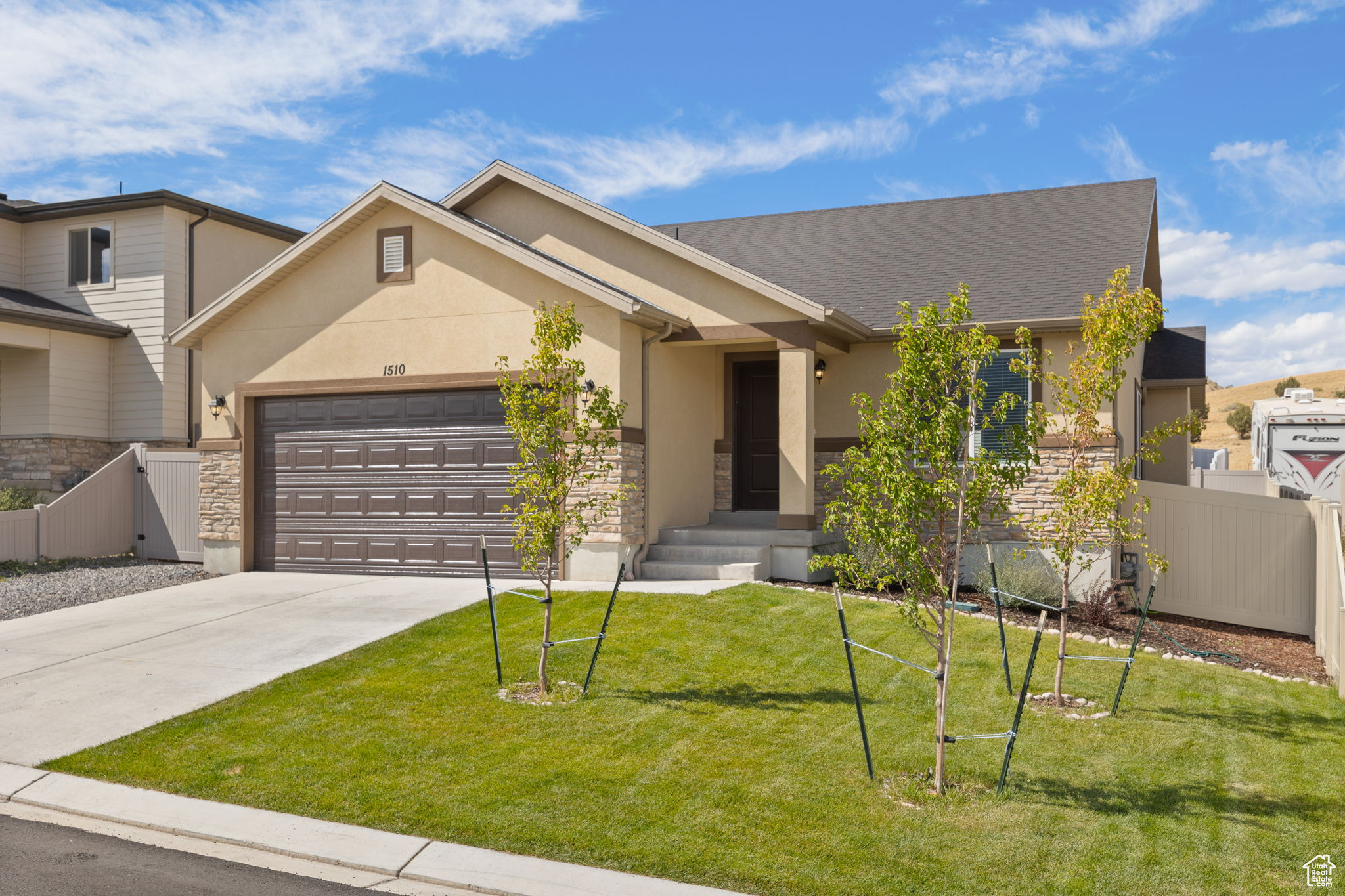 Why wait for new construction when you can move right into this nearly new Salisbury-built home? Just 15 months old, this property is better than new with upgrades already in place-yard and fencing completed, window coverings installed, and all appliances included. Inside, you'll find 3 spacious bedrooms and 2 full bathrooms upstairs, a huge pantry, and an open layout perfect for daily living and entertaining. The unfinished basement provides plenty of room to grow and customize to your needs. The garage is fully equipped with 220 power, a gas line, and insulation-ideal for projects, hobbies, or EV charging. New construction quality without the wait!