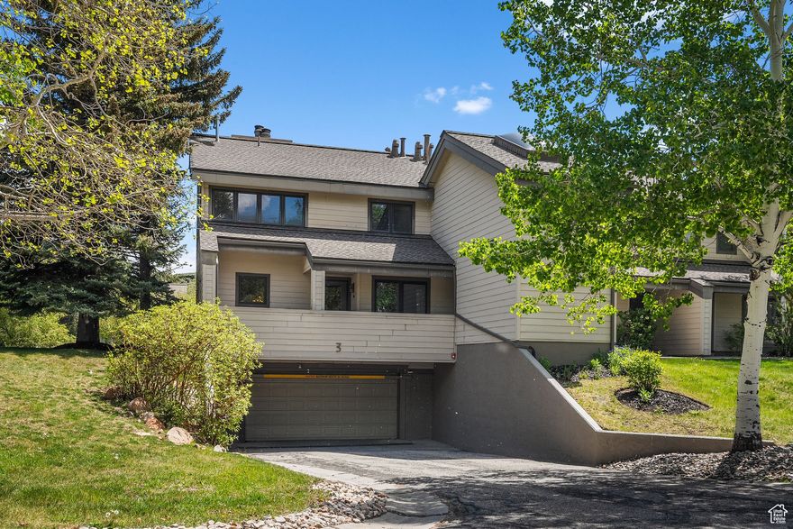 Discover this spacious 2-level corner condo in the heart of Deer Valley, offering 3 bedrooms, 3 bathrooms, and over 2,100 sq. ft. of thoughtfully updated living space. The main level showcases wood flooring, a dual-sided stone fireplace, and an open chef's kitchen with a Bertazzoni induction range, Thermador built-ins, quartz countertops, and a center island with seating. Multiple rooms open to serene pond views and a private hot tub, creating effortless indoor-outdoor living.  Upstairs, the vaulted primary suite feels like a retreat with a spa-style bath featuring a soaking tub with jets, a walk-in tile shower with bench, double vanity, and a water closet with pocket door. A loft sitting area-also ideal for accommodating extra guests-along with a guest bedroom and updated baths complete the upper level, while second-floor air conditioning ensures comfort year-round.  Additional highlights include owners' closets, two-zone heating, and one assigned parking space with guest parking available. Ideally located minutes from Deer Valley Resort, Park City Mountain, and Historic Main Street, with shopping, dining, trails, and the free Park City bus system at your doorstep. Whether as a full-time residence, vacation getaway, or rental investment, this home offers the perfect blend of convenience, comfort, and mountain lifestyle.