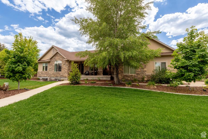 This remodeled rambler offers farmhouse finishes, vaulted ceiling space, outdoor entertaining space & mature landscaping on a corner lot with a huge outbuilding in peaceful Francis. 6 bed 4 bath, with main level master, enclosed gym, huge laundry room equipped with double washer and dryer hookups & tanning bed, storage & folding island, 2 family rooms with fireplaces, multi radiant heat on the lower, AV system inside and out, AV cameras, in ground Dog Watch Fence system, playground complex & more. A hot tub, outdoor entertaining space, pergola with white lights & bar make this parcel perfect for entertaining, along with custom landscaping offering privacy. 3 separate driveways for the main home's 2 car garage,outbuilding and 3rd driveway for guest overflow that extends to the work shed for ease of access. 3 bedrooms on main 3 bedrooms on lower, with added office space. Notably, a unique custom built 30x40 hard to find outbuilding shop is offered with interior features to include a large tandem parking bays for toy and vehicle parking, 14 foot oversized garage doors that allow for camper parking, heat, water, surround sound and in wall air compressors are offered among other features. This property has been designed for entertaining in mind, and to accommodate multi generational families with children, living comfortably on two levels. Wild Willow is a popular luxury home neighborhood with mature foliage and sophisticated country living, offering a flat, safe neighborhood environment perfect for trick or treating, bike riding and more. Wild Willow offers an equestrian common area riding ring, horse trails on the perimeter of the neighborhood and a bike track within the interior of the PUD. 20 minutes to both Park City and Heber in either direction, Francis is a growing area of the Kamas Valley, with Wild Willow being among the most exclusive prestigious neighborhoods in the Valley. PRICED TO SELL QUICKLY