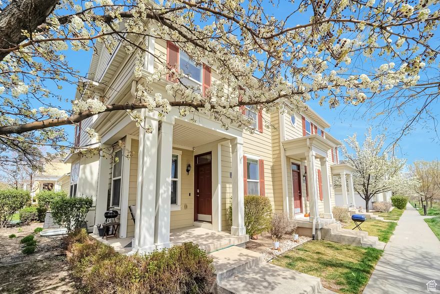 End unit with vaulted ceilings and incredible natural light. Newer paint job! 2 car garage with plenty of storage. Room in the basement for growth. Home is conveniently located near schools, trax station, hospitals, and several parks. Enjoy all of Daybreaks amenities including free access to gym/indoor track, basketball, volleyball, and tennis courts, lake kayak rentals, trails, parks, swimming pools, community gardens, and community events. Minutes from The District, restaurants, entertainment, Bangerter Highway, Mountain View Corridor, and more!