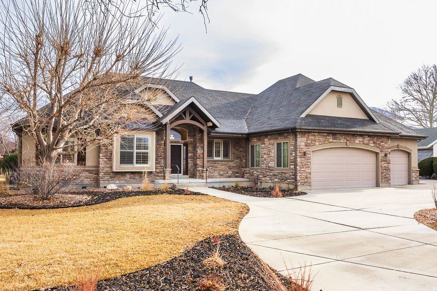 This 3 bed, 2.5 bath home has been beautifully maintained by its original owner. It features a custom floor plan, brand-new flooring, and a bright, open layout. The large unfinished basement provides plenty of room to grow. Design it, finish it, and make it your own. The beautiful covered deck and peaceful backyard are perfect for relaxing evenings or easy entertaining. Located in a great and quiet area of Spanish Fork- close to shopping and I-15.