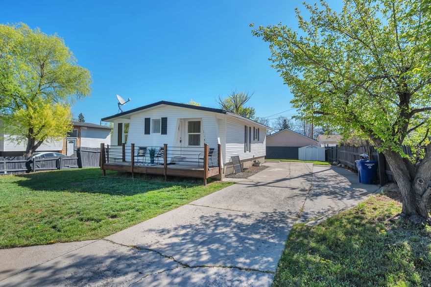 Fully Renovated West Valley Rambler- Income Potential  Move-In Ready  4 bed, 2 bath rambler (1,848 sq ft) with a full wall to wall renovation completed April 2026! This move-in ready home features 2 kitchens, 2 laundry areas, and a separate basement entrance-perfect for a mother-in-law suite or rental income opportunity. Brand new deck for summer entertaining. Major system updates already addressed, include a new furnace (Feb 2025), central air, plus sewer scope and meth test already passed. Pre-Listing Home Inspection was completed 04/14/2026. Post construction ductwork cleaned and sanitized. If that's not enough, One Year Home Warranty also included Saving buyers almost $2K in up front out of pocket cash. All this for added peace of mind from day one! Whether you're a savvy first-time buyer looking to offset your mortgage, house hacker, multi-generational living or an investor seeking cash-flow potential, this property checks all the boxes. Plenty of off-street parking with RV pad, concrete back patio and fire pit. Families will love the proximity to schools, with a junior high just a short 0.5-mile walk away.  Turnkey, flexible, and income-ready-don't miss it!