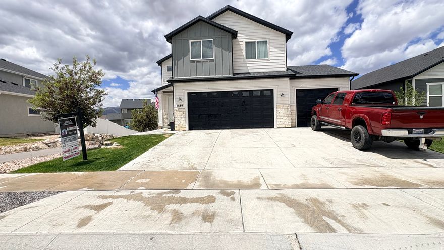 Updated pictures coming soon. THIS HOME IS FEATURED ON TELEVISION'S REAL ESTATE ESSENTIALS ABC4 UTAH SUNDAYS AT 4:30PM ***"Welcome to this stunning former model home by R5, located in the heart of Eagle Mountain. Thoughtfully designed with high-end upgrades throughout, this spacious six-bedroom, three-and-a-half-bath home offers both luxury and functionality. The fully finished walkout basement includes a convenient kitchenette, perfect for guests or multi-generational living. Enjoy movie nights in your private 450-square-foot theater room, creating an unmatched entertainment experience. This home truly has it all-style, space, and exceptional features you won't find just anywhere." Square footage figures are provided as a courtesy estimate only. Buyer is advised to obtain an independent measurement & verify all info.  SELLER is building a new home that will be completed at the end of July. With the full asking price, the seller will give a $2500 appliance allowance. Agent owner.