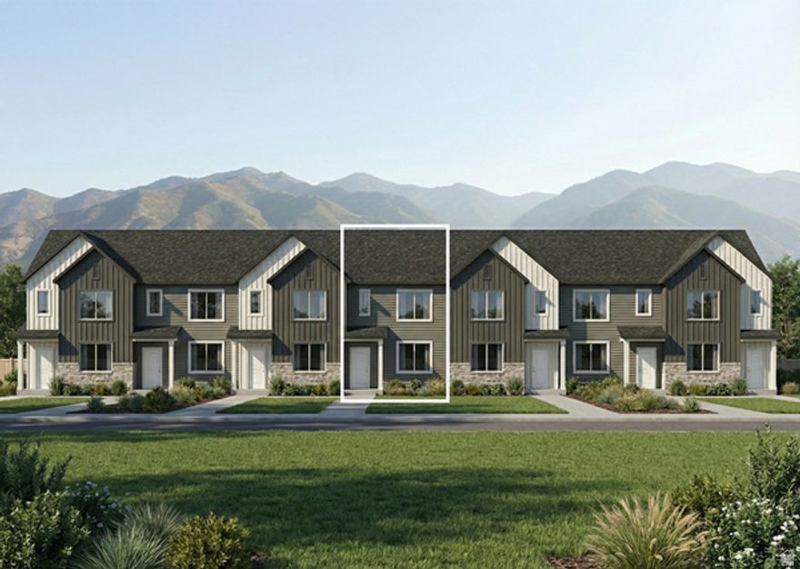 Offering $10,000 in concessions plus a washer, dryer, and fridge included!! Come and out and see them before they are gone. This townhome has a 2 car garage, a large open kitchen and living space with high quality finishes including- quartz countertops, LVP flooring, and stainless steel appliances. Upstairs you'll find 3 bedrooms, including a large master with it's own walk in closet. Enjoy all the amazing community amenities like the pavilion, pickleball courts, & playground -- all at a great price point. Enjoy beautiful views from this incredible location plus 4 walking trails nearby. HOA covers all exterior landscaping maintenance, exterior building maintenance, snow removal on driveways, property & liability insurance coverage, trash and 1 gig of high speed fiber internet.