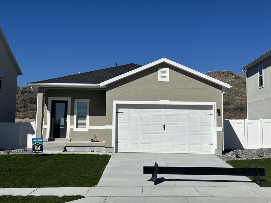 Beautiful view of Eagle Mountain! Over 1500 square feet of a home that's all yours! Front yard landscaping that's already done for you! That and so much more!