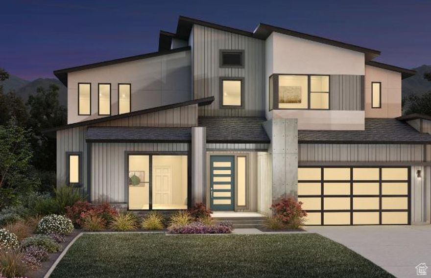 This home is projected to complete October, 2025!  Representative photos of Porter Home Design.  Deluxe urban appointments. The Porter's inviting stepped covered entry reveals the welcoming two-story foyer and views of the expansive great room, dining room, with 90 degree sliding door to desirable luxury outdoor living space beyond. The well-designed kitchen is equipped with a large center island with breakfast bar, plenty of counter and cabinet space, and huge walk-in pantry. The gorgeous primary bedroom suite is enhanced by a gigantic walk-in closet and deluxe primary bath with dual-sink vanity, large soaking tub, luxe glass-enclosed shower with seat, and private water closet. Central to a generous loft, the spacious secondary bedrooms feature ample walk-in closets and shared full hall bath. Thoughtfully finished basement features  Rec Room and additional bedrooms; the perfect environment to enjoy with the family and entertaining.  Additional highlights include a desirable guest bedroom off the foyer, with walk-in closet and private full bath; convenient powder room and everyday entry; centrally located laundry; and additional storage throughout.  Schedule an appointment today to learn more about this stunning home!