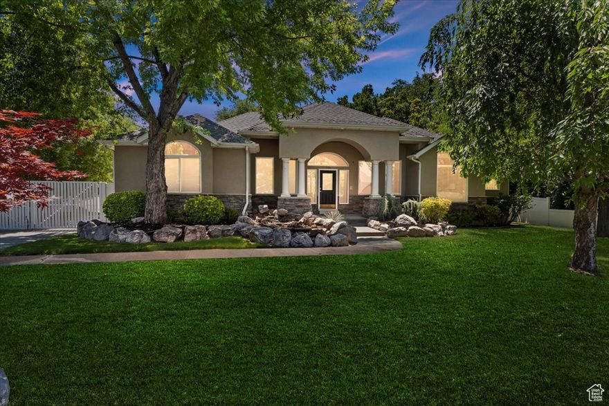 Fantastic Home or Cash-flowing Investment! Instant Equity! Being sold with all furnishings and dcor. Turnkey property management, solid 17 yr rental history, grossing $150-185k/yr. Perfect primary or 2nd Home-currently an Airbnb so showings are only available in between rentals. This centrally located estate offers an open floorplan with custom finishes inside and out. Enjoy the convenience of your own water well, providing free water for the entire home. The beautiful mature landscaped .43-acre yard is fully fenced & easy to maintain. Enjoy radiant heating thru-out the entire home & under the driveway  say goodbye to snow! 10-foot ceilings on both levels, a spacious and elegant home theater, and ample storage. The chef's kitchen boasts stainless steel appliances and maple cabinets, perfect for culinary creations. The master suite is a sanctuary with a large bedroom, walk-in closet, and an amazing master bathroom with a separate HUGE jetted tub and shower. Custom lighting illuminates every corner, while the downstairs game room offers a vast, open space for entertainment. Stay comfortable year-round with a brand-new AC unit for upstairs & four separate AC and heat wall units for downstairs. Luxurious travertine flooring graces both the main and basement levels, adding a touch of elegance. Outside, enjoy a new hot tub in the shaded backyard, perfect for relaxation. With plenty of parking, including RV parking, this home is ideal for gatherings. Located centrally, you'll be close to everything Salt Lake has to offer. This property also has a proven track record as a successful short and long-term rental for 15 years, making it a fantastic investment opportunity with management in place & Turnkey! Don't miss out on this luxury estate with a private gate, offering the ultimate blend of comfort, convenience, and sophistication.