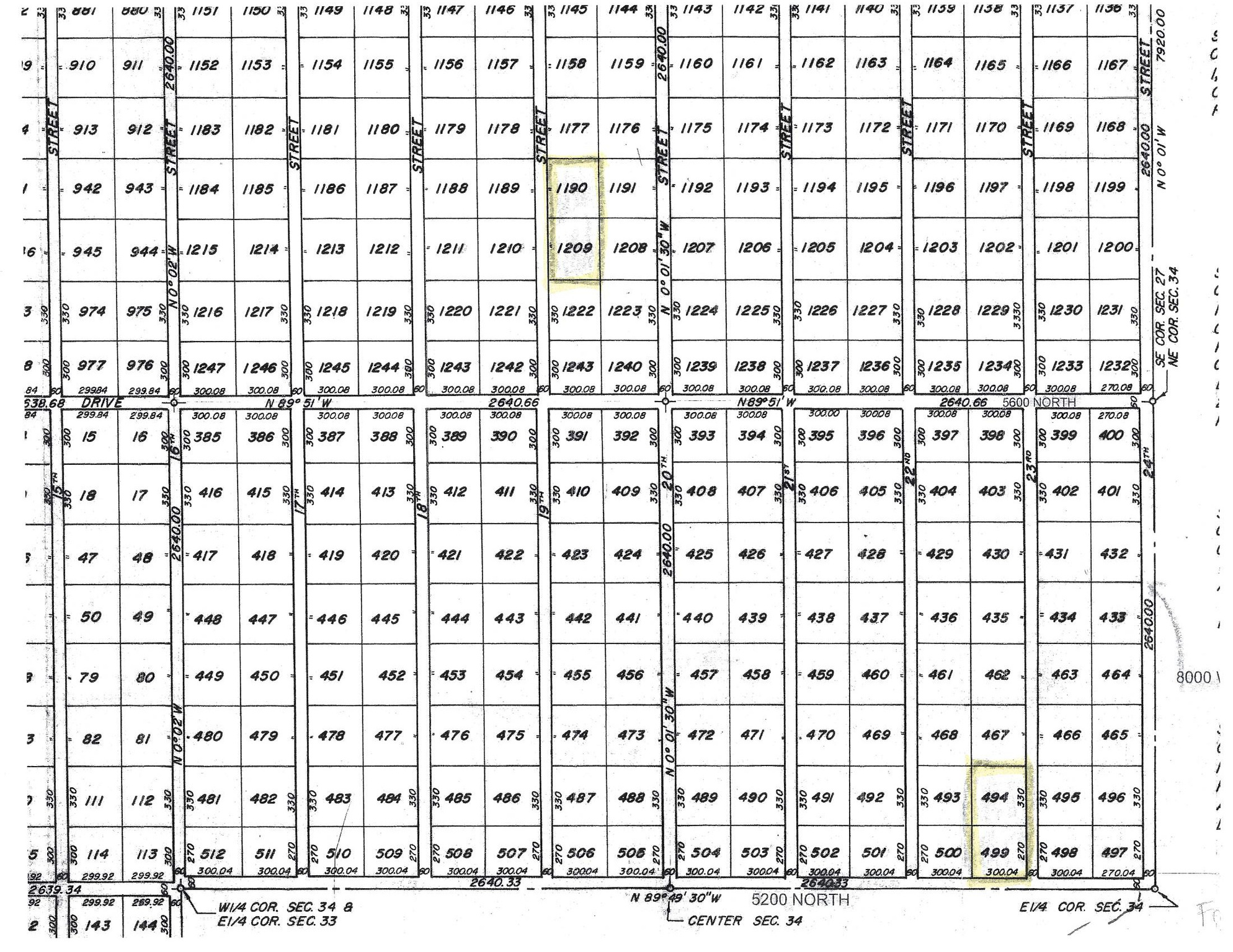 LOTS 494 & 499 GARDEN VALLEY RANCHOS, UNIT 1 - Land