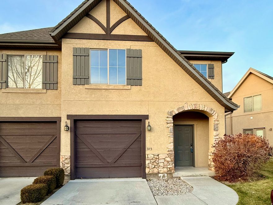 Move-in-ready Midvale townhome with brand-new carpet, fresh paint, vaulted bedroom ceilings, and a spacious primary suite. Prime location near shopping, dining, schools, and fast access to I-215 & I-15 as well as  convenient access to the canyons. Community pool, clubhouse, gym, and picnic area. HOA includes water/sewer/trash, landscaping, and exterior maintenance.   Square footage figures are provided as a courtesy estimate only and were obtained from county records .  Buyer is advised to obtain an independent measurement.