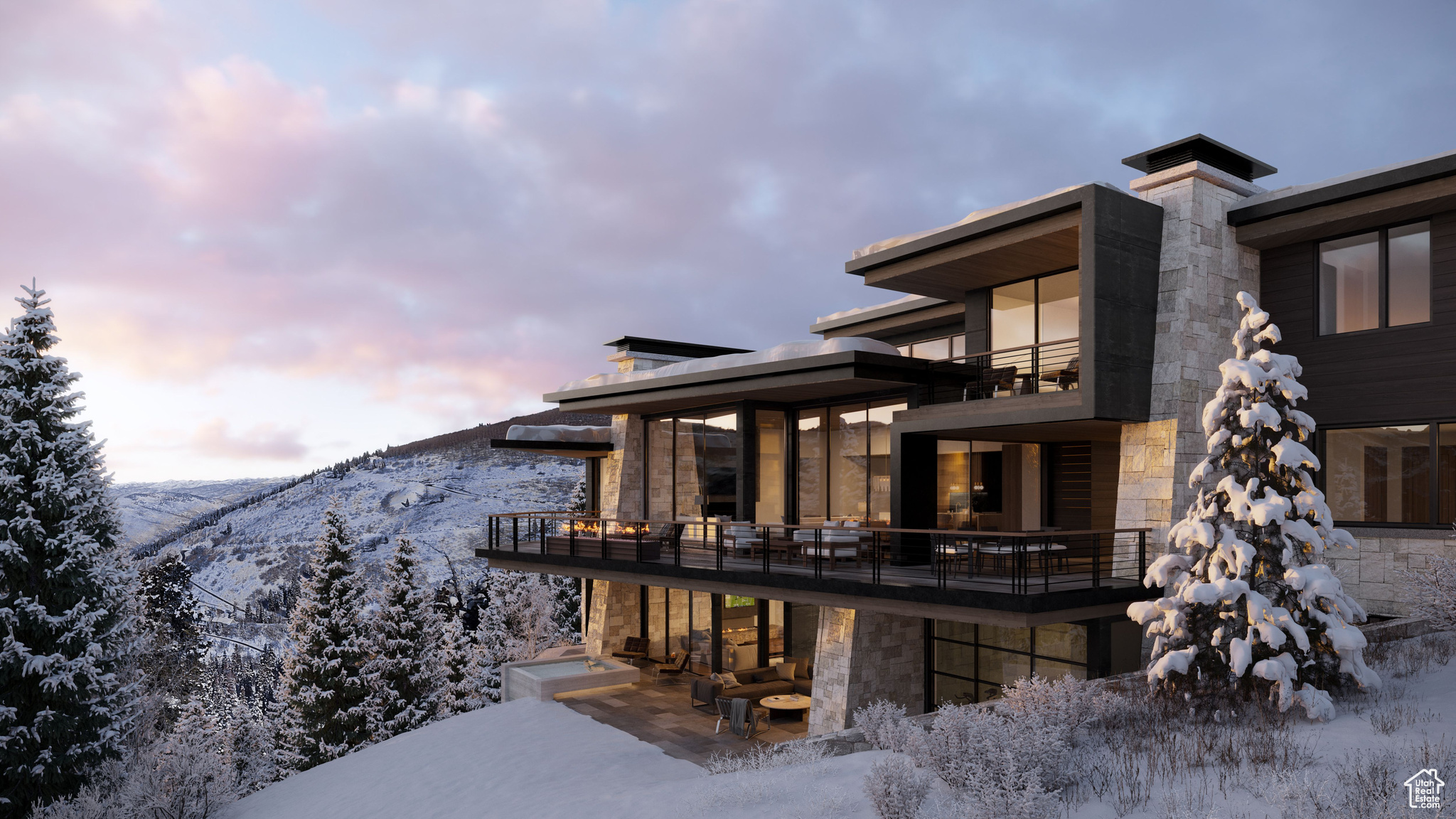 A luxury ski experience above all others.  Gated community w/ stunning mountain views, unparalleled Forbes 5-star luxury  services, ski valets, & amenities at your fingertips through Stein Eriksen Lodge.  Begin and end your ski day from the best on-mountain ski access in Deer Valley.