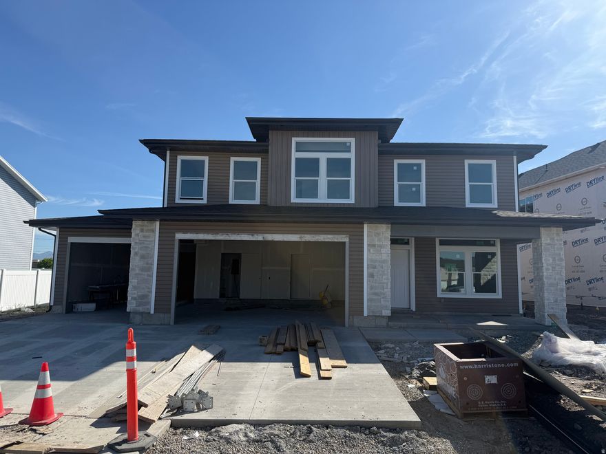 This brand-new modern home is set to be completed by June 5th. Welcome to the "Modern Aspyn!" The first floor features an office with glass double doors, LVP throughout, a custom fireplace in the living room, and a beautiful kitchen with a hidden butler's pantry! There is plenty of storage and countertop space. Upstairs, there are 4 large bedrooms, 2 bathrooms, and a laundry room. The primary bedroom is expansive with nearly 750 SQFT of dedicated space. Enjoy the double sided walkthrough closet, separate vanities, corner tub, walk in shower, and toilet room. You will never run out of space! This is an amazing home at a fantastic price. Come check it out!